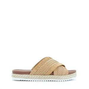 NEW LOS CABOS women's tinny slip on espadrille sandal in tan